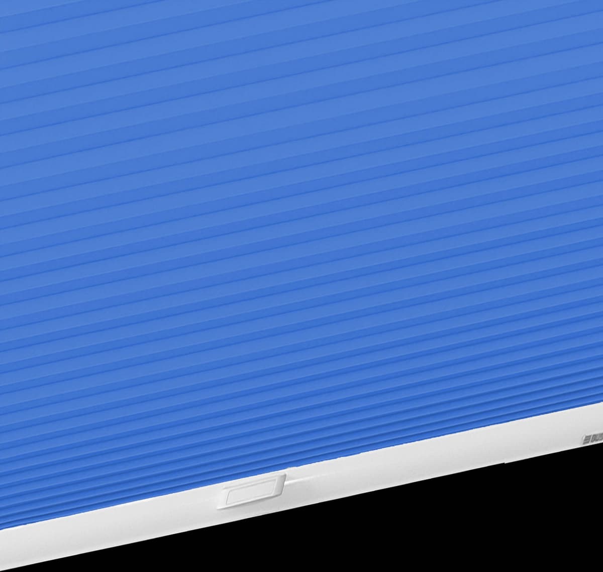 Dachfensterplissee SUNLINES "StartUp Style Honeycomb TL", blau (blau, weiß), B:97,4cm H:93,9cm, Obermaterial: 100% Polyester, Plissees, Dachfensterplissee, mit Führungsschienen blau, weiß 93,9cm, zweiseitig verschiebbar, 97,4cm