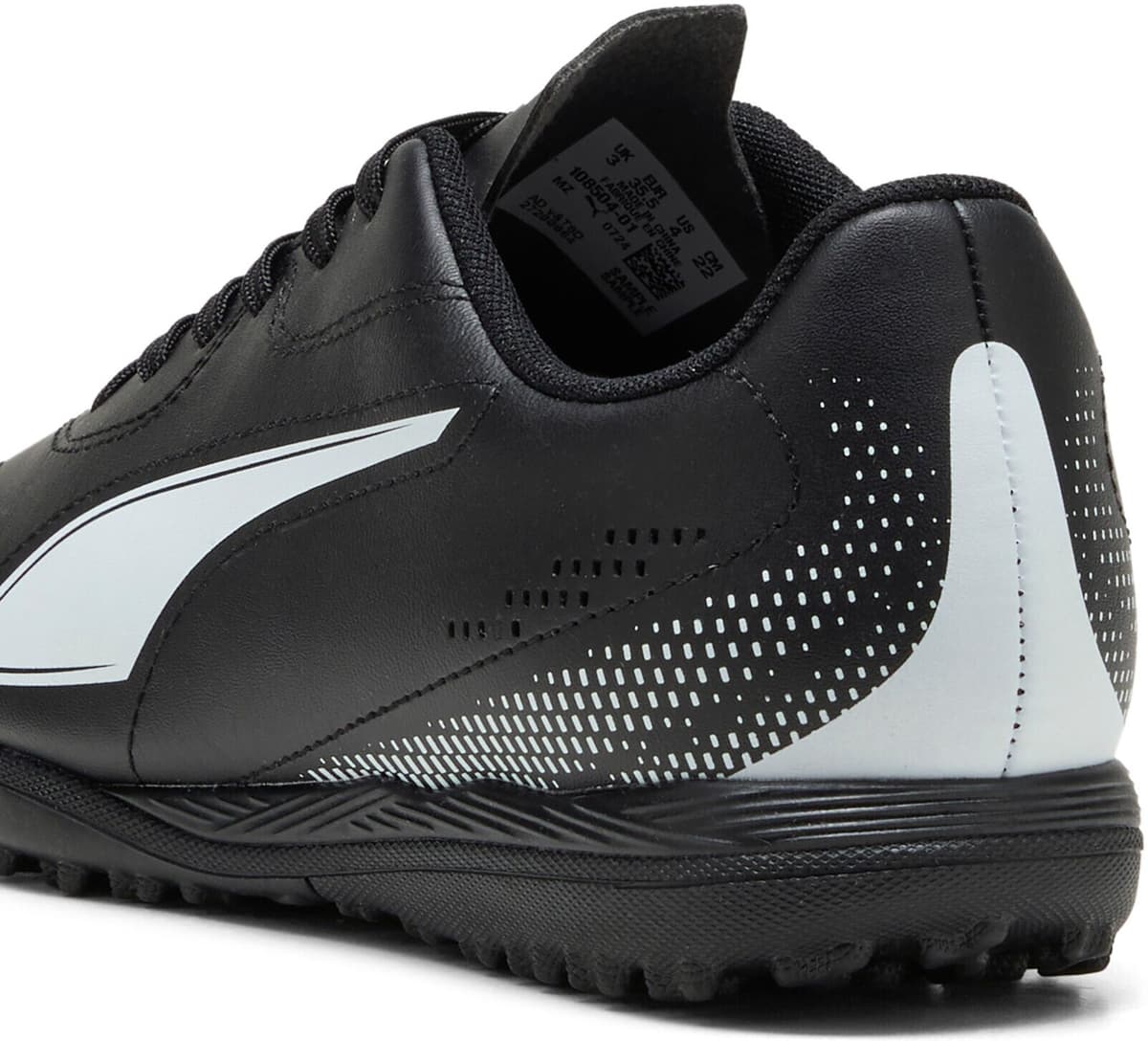 Fussballschuh PUMA "VITORIA II TT JR", Mädchen, Gr. 38, weiss (puma schwarz, puma weiß), Synthetik, Schuhe Fussballschuh, für synthetische Hartplätze puma schwarz, puma weiß 38