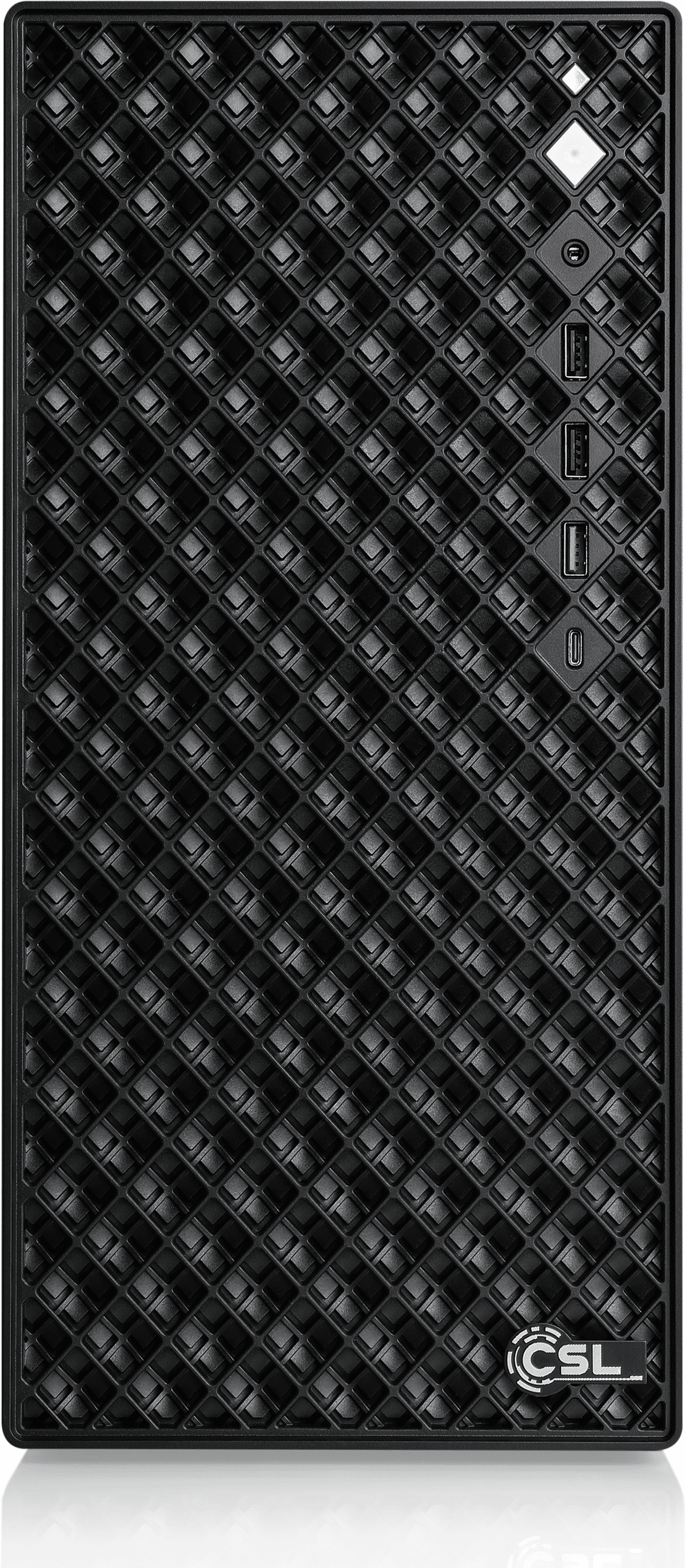 CSL PC-Komplettsystem "Mystic V24152", Energieeffizienz: E, schwarz, Microsoft Windows 11 Home (64 Bit), 16 GB RAM 500 GB SSD, Computer_Komplettsysteme, PC-Komplettsystem