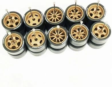 Uplifted Goods 1 64 Scale Custom Alloy Wheels And Rubber Tires r