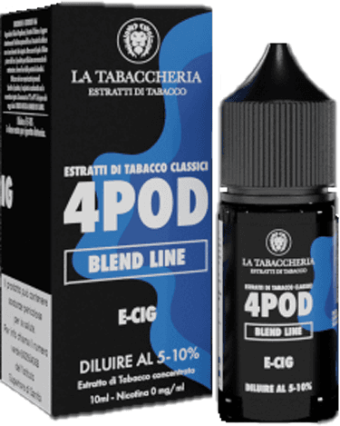 La Tabaccheria Outlet - E-Cig 4pod Blend Line Aroma Concentrato 10ml Tabacco