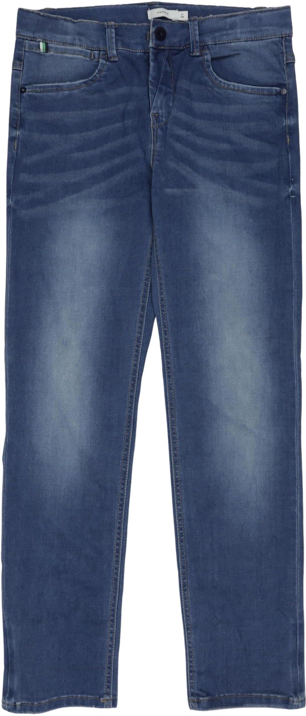 name it Jungen Jeans, Blau, Gr. EU 158, Synthetik / Elasthan / Viskose / Baumwolle - Second Hand