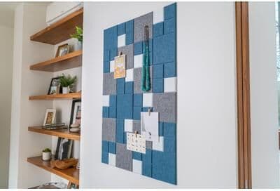 Felt Right Ocean Reef Mini   Sound Dampening Pinnable Tiles
