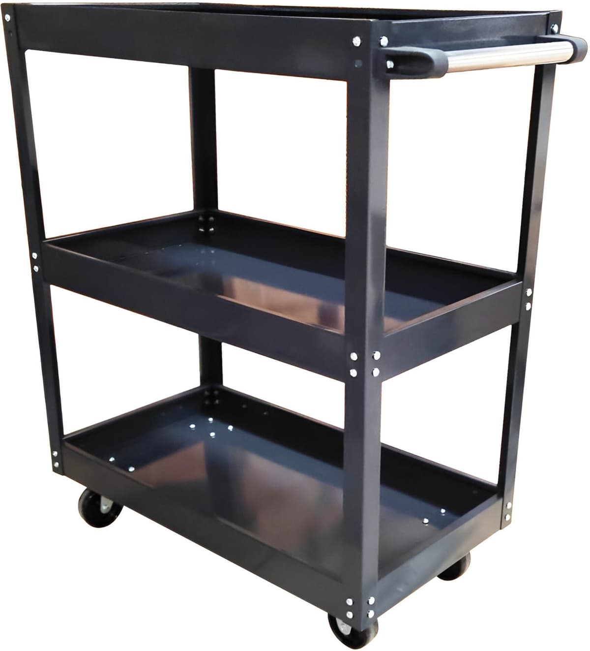 Tecnomat CARRELLO DA OFFICINA CON 3 RIPIANI 70,2x35,3x66,4 cm
