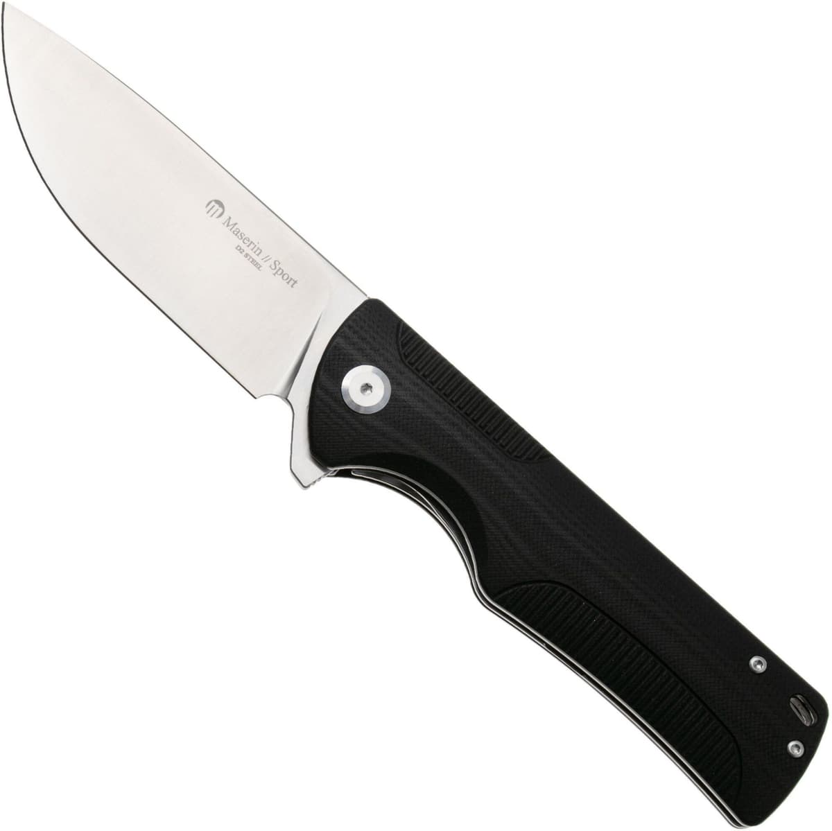 Maserin Sport 46011/G10N Satin D2, Black G10 coltellino tascabile