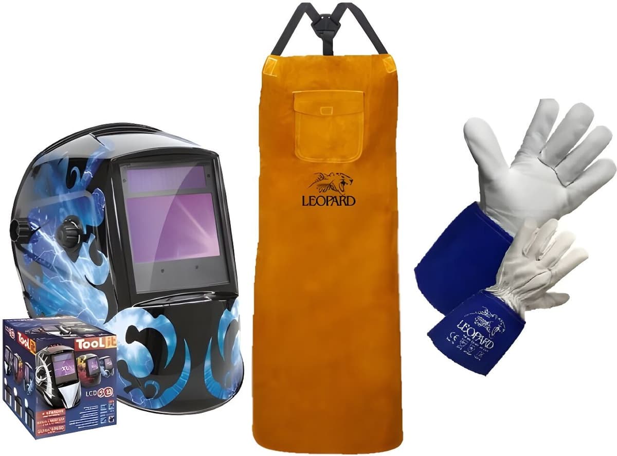 Kit Protezione saldatore TIG   Zeus Cosmic + GOLD Tasca + Tig premium