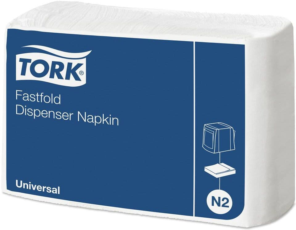 TORK Servett Uni N2 1-lag 30x24cm 300/fp