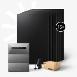 Solaranlage BC 2880-9600Wp mit Speicher Anker SOLIX Solarbank Max