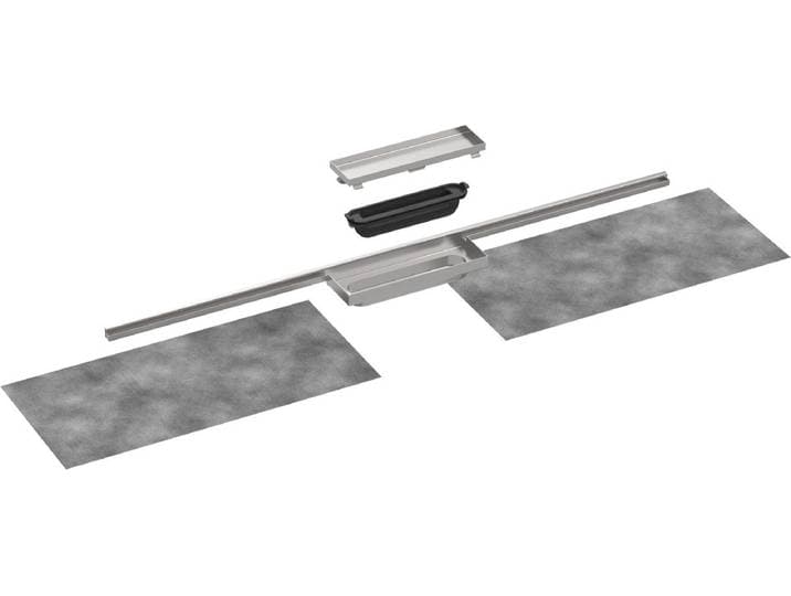 Hansgrohe RainDrain Minimalistic - Douchegoot 100 cm\, met betegelbaar rooster 56222000