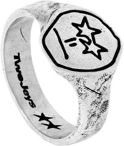 TwoJeys Starry Eyed Ring Ring Sølv Sølv  62