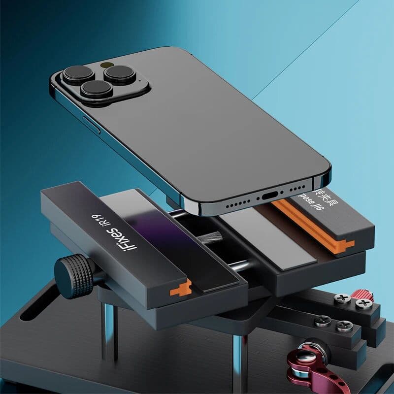 TOOKKS IFixes IR19 Anti-slip 360° Rotating Fixture Clamp Holder 2-in-1 for iPhone Samsung Huawei Remove the Back Cover Glass Repair
