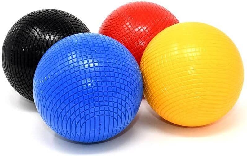 Uber Games Pack de 4 boules de croquet de 340g - couleurs primaires - Uber