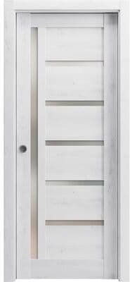 SartoDoors Quadro 4088   Interior French Doors French Door   Solid Wood w/ Glass   Hardware Set   18x80, Chocolate Ash