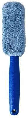 Inspired Living Microfiber Car Wheel Brush For Tire Rim Cleaning blue