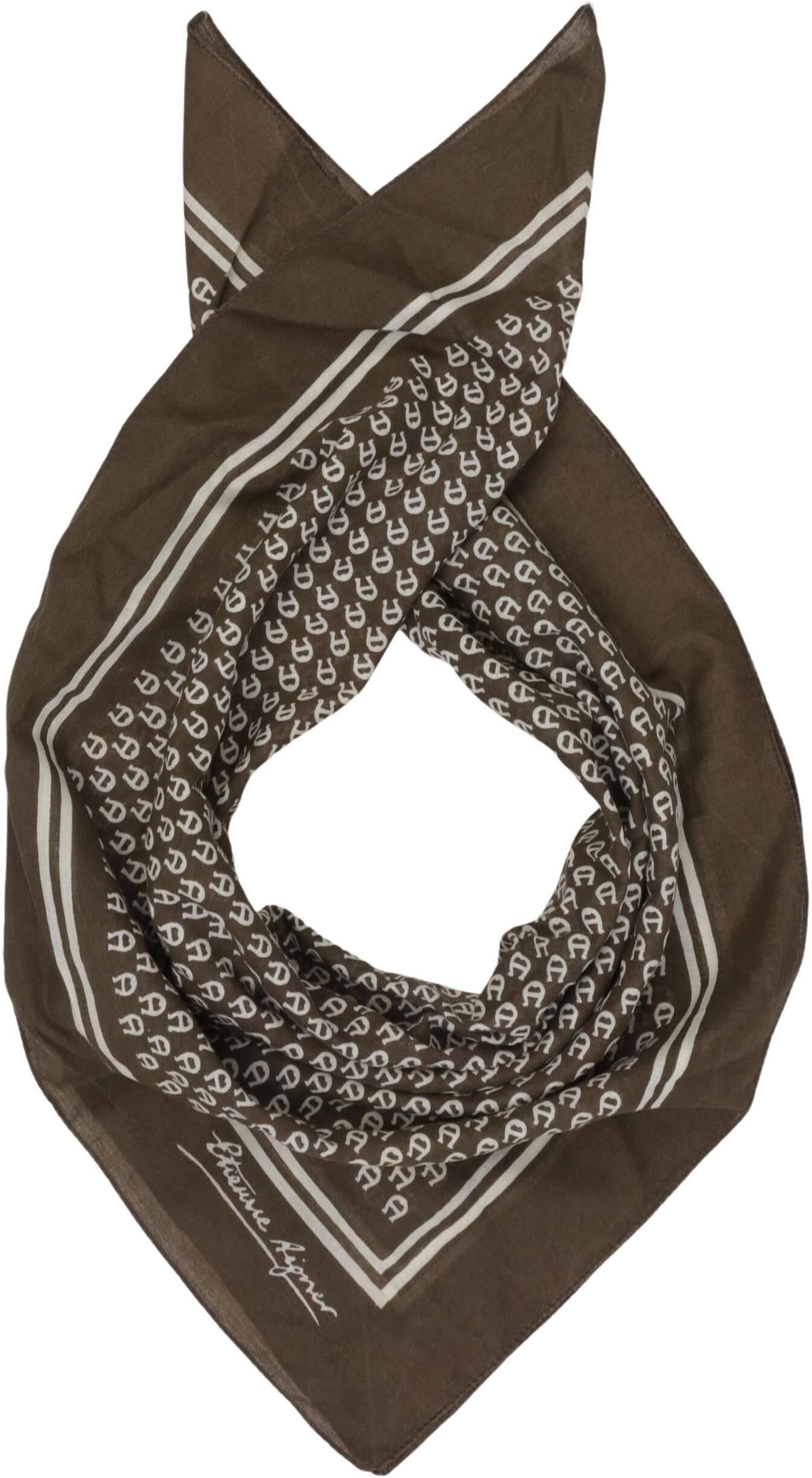 Aigner Damen Schal oder Tuch, Braun, kein / Etikett - Second Hand