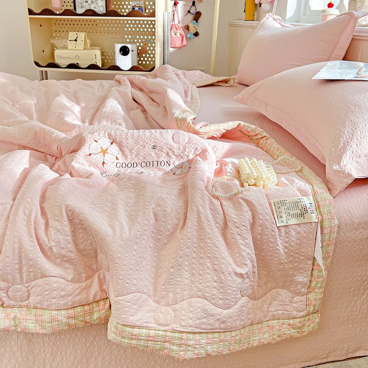 NONE Cotton Xia Liang Quilt Class A Maternal and Infant Summer Thin Quilt Core Washable Student Dormitory Summer Quilt