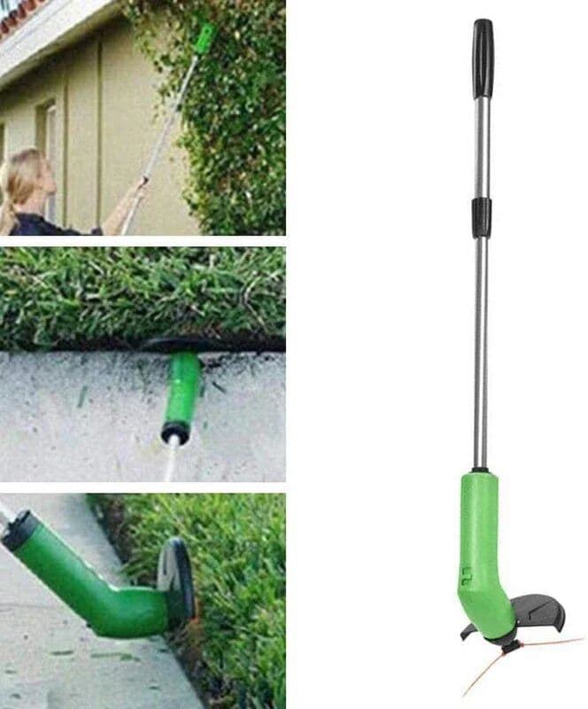 Pabott String Cutter Multifunctional Electric Grass Trimmer Portable Handheld Garden Tools Pruning Mini Lawn Mower for Grass