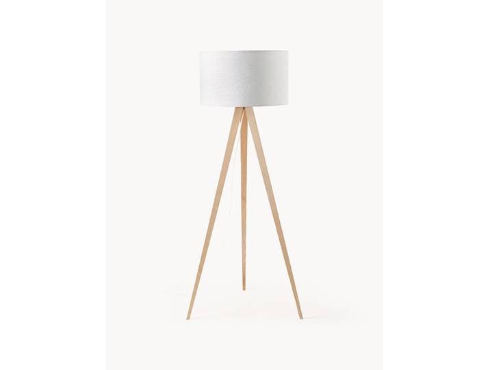 Tripod vloerlamp Jake van massief hout