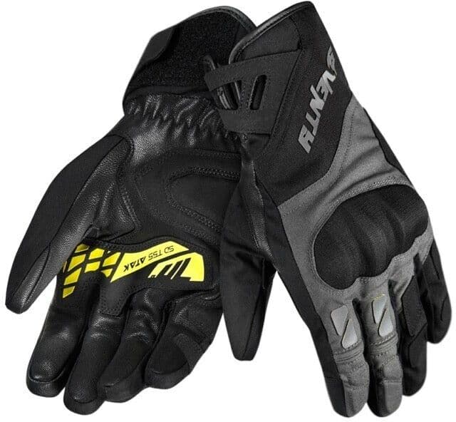 Guanti Moto Seventy Degrees SD-T55 ATAK Nero Giallo Fluo taglia M