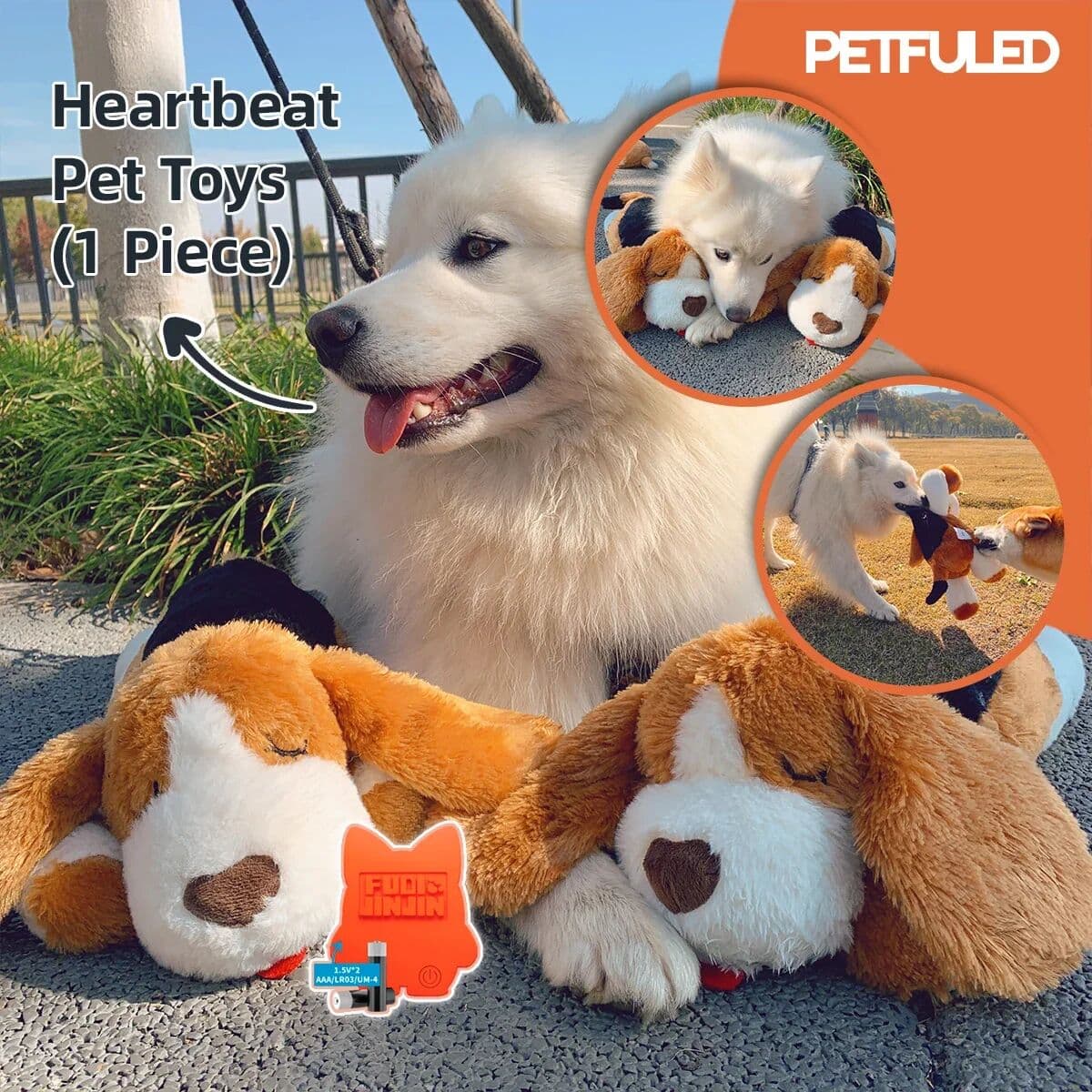 NONE 11pcs Halloween Themed Plush Dog Toys with Heartbeat Feature Educational Rich Birthday Gift for Dogs Behavioral Training Aid
