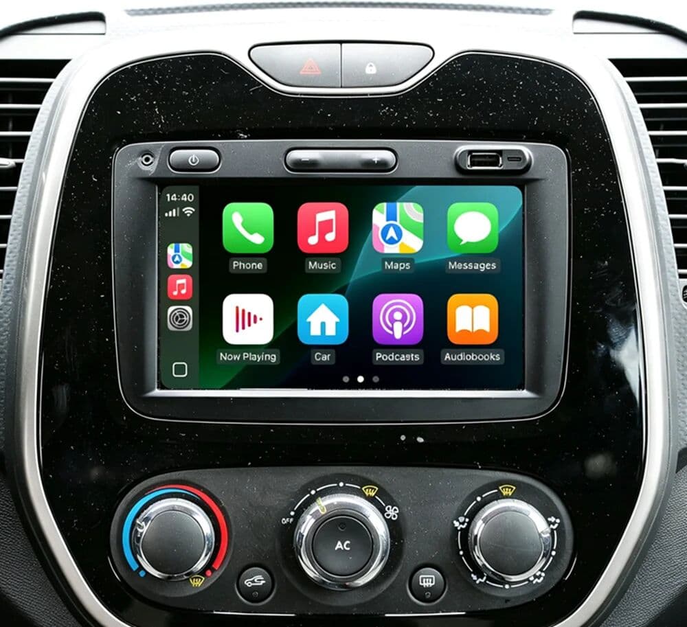 YAYP Wireless CarPlay Android Auto Car Radio for Renault Captur Logan 2 Sandero 2012-2019 GPS Navigation Multimedia Autoradio