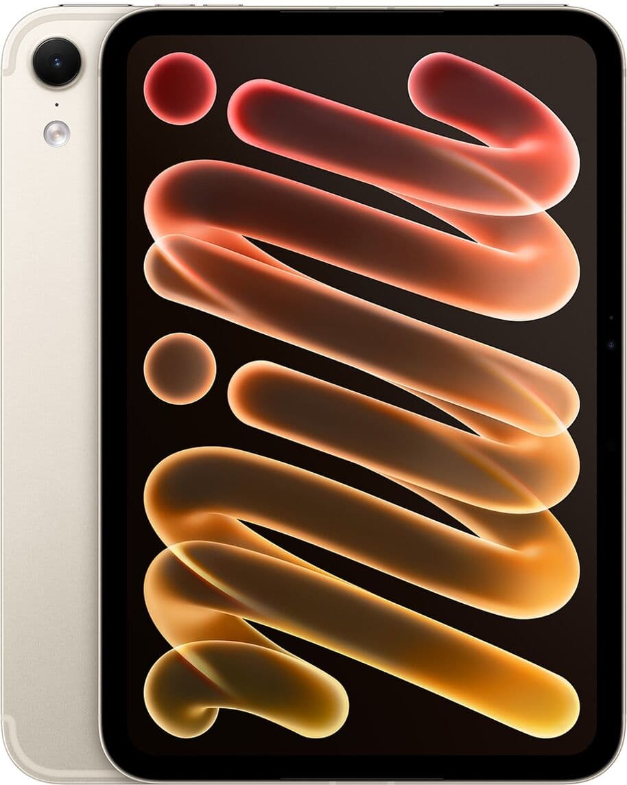 Apple iPad mini 8,5" (2026) A20 Pro, Wi-Fi + Cellular.  (256 GB) Blanco estrella Vidrio nanotexturizado