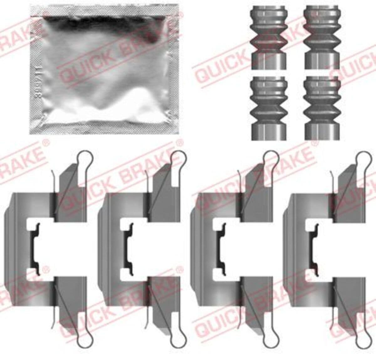 Quick Brake Set di accessori, pastiglia del freno a disco 109-0139