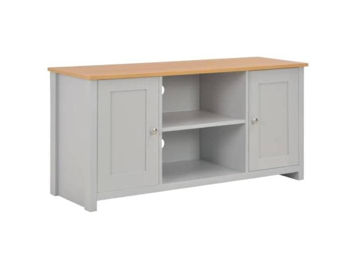 Makastle TV Schrank Grau 120x39x58 cm