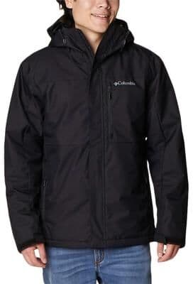 Columbia 208959 Men's Tipton Peak III Insulated Hooded Jacket in Black size Small   Polyester