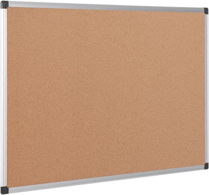 Bi-Office Korková nástenka, 1200 x 900 mm, eloxovaný rám