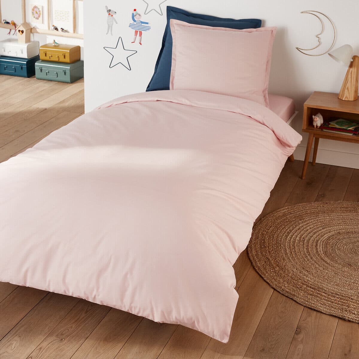LA REDOUTE INTERIEURS Taie d'oreiller en percale de coton, 80 fils, Scénario