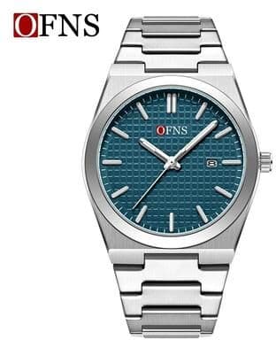 Uplift Essentials Business Quartz Watch Waterproof Luminous Single Calendar Fashion Timepiece dark Blue