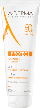 A-Derma Protect Leite Solar SPF50+ Pele Frágil 250ml