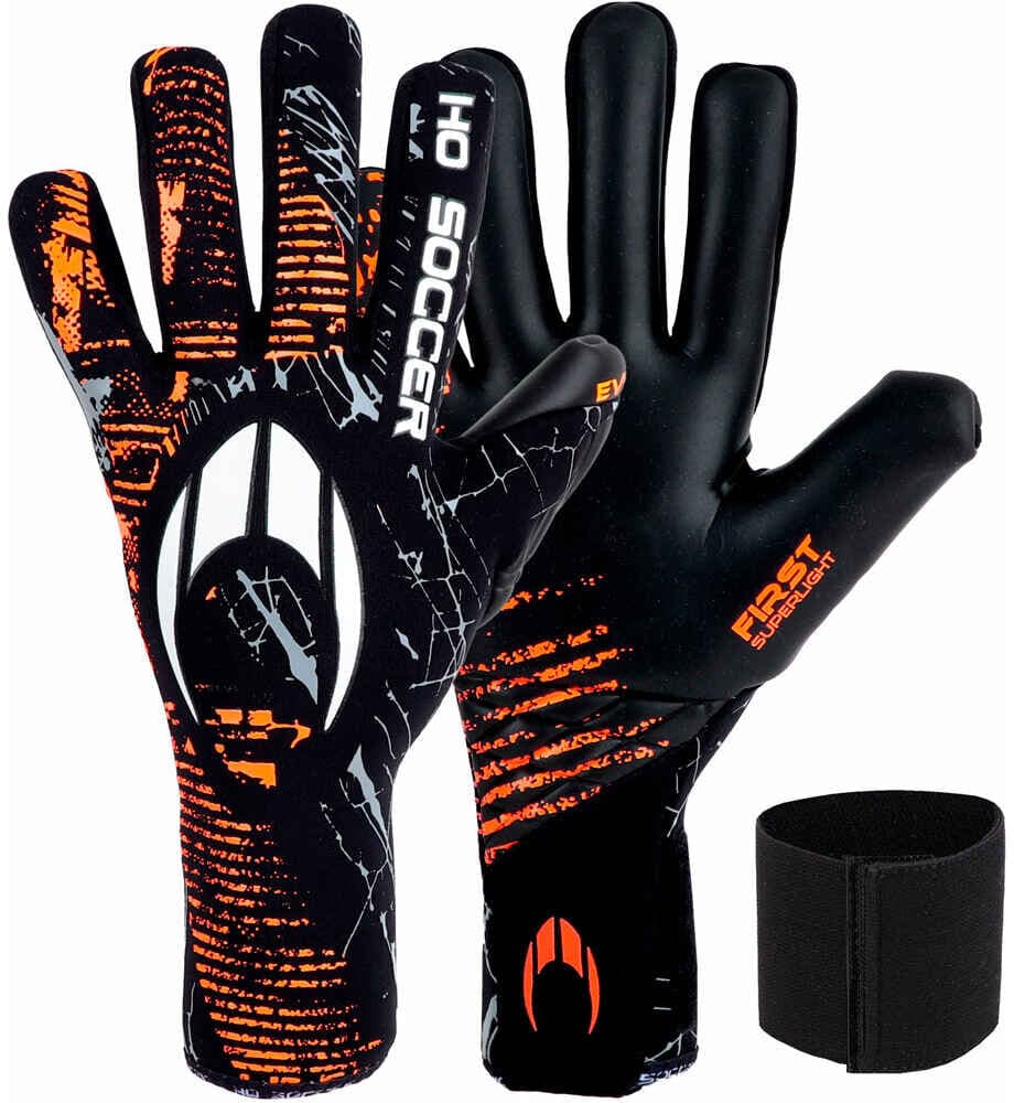 Ho Soccer first superlight kontrol team guantes portero Negro (6)