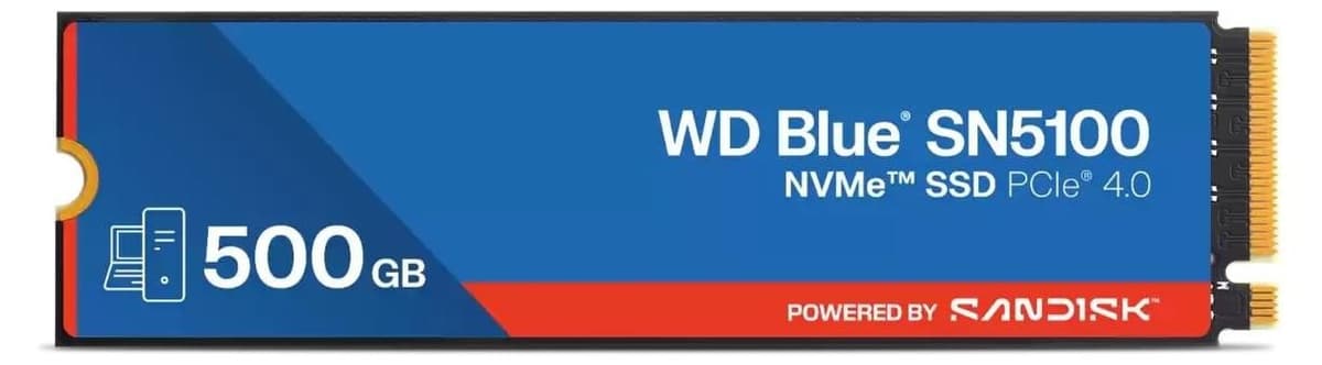 Western Digital WD Blue SN5100 M.2 SSD, 500 GB, 6600 MB/s