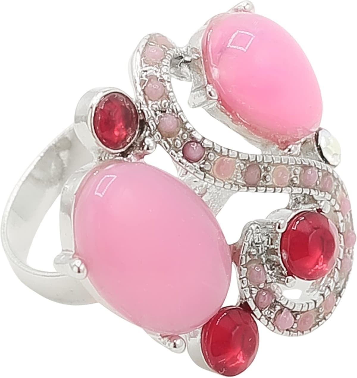 Fingerring "Sissi", pink, COLLEZIONE ALESSANDRO, Fingerringe, Damen, Fingerring