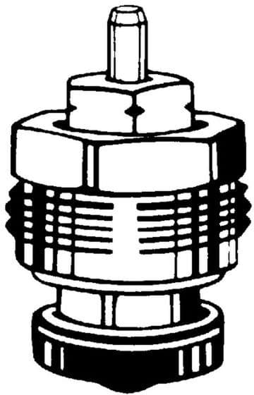 Heimeier Thermostat-Ersatz-Oberteil 2340-02.299 DN 10/15, Schwerkraft, ab Ende 1985