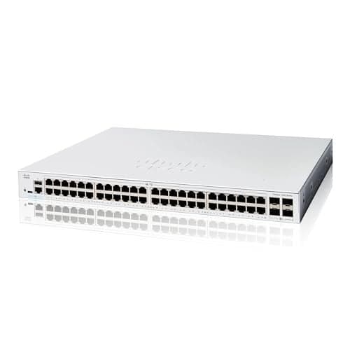 Cisco Catalyst 1200-48T-4G Switch met 48 GE poorten en 4x SFP GE