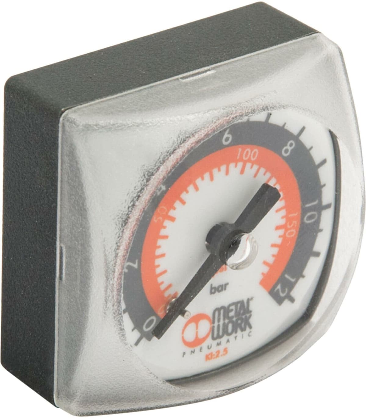Riegler Manometer Metal Work, G 1/8 hinten, 0-4 bar,40x40 (9700109)