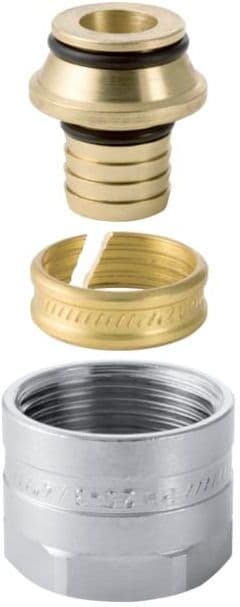 Geberit Mepla Anschlussverschraubung 642534222 Messing, Ø 20mmxG 3/4, zu Eurokonus