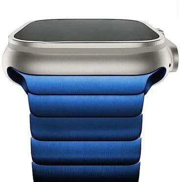 Uplift Essentials Titanium Edition Stainless Steel Bracelet For Apple Watch blue for Iwatch 10 42mm