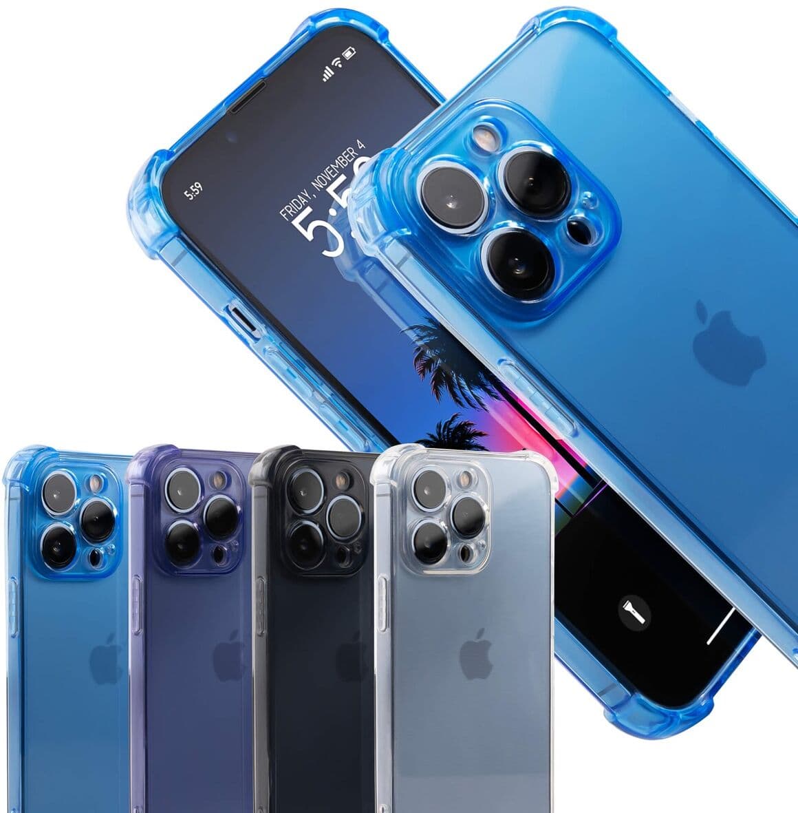 Apple iPhone 16 AntiShock Suojakuori, Musta