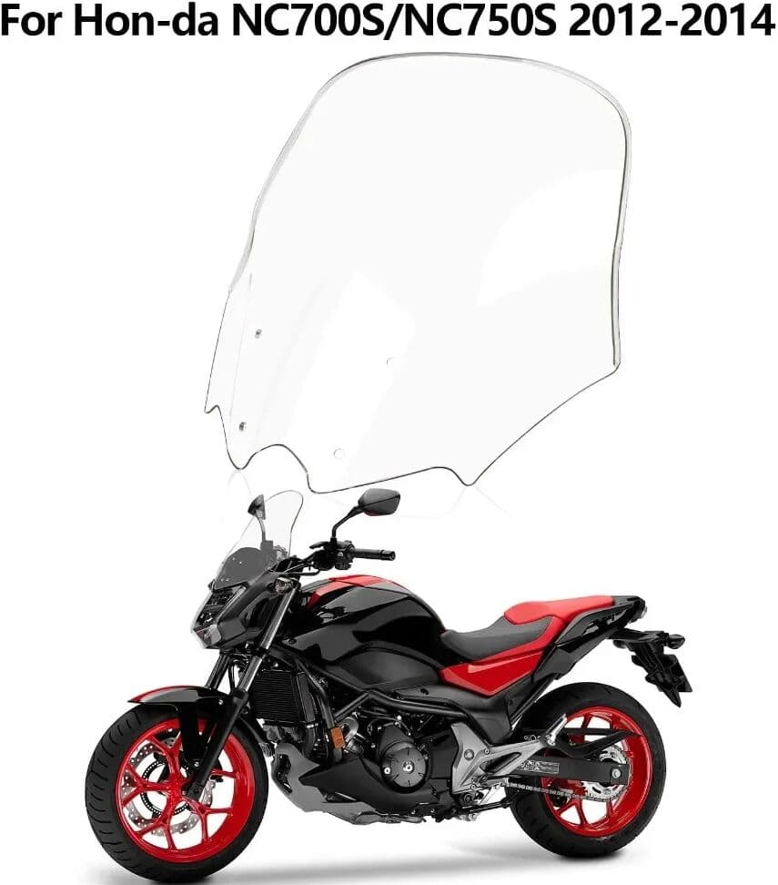 NONE Motorcycle Accessory Screen Motorcycle Windshield Screen for Honda NC700S Honda NC750S 2012 2013 2014