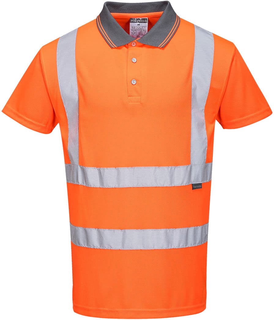 Portwest Rt22 Hi-Vis  Polo-Shirt Ris 5xl Orange