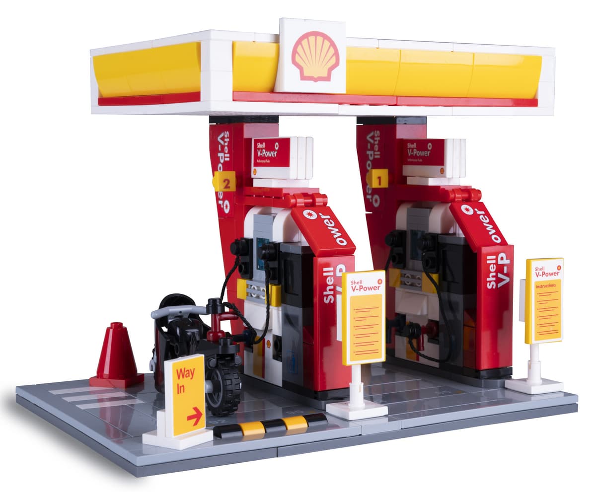 Jamara Germany CaDA Set C66028W Shell-tankstation bouwstenen