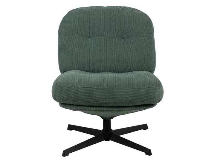 Fauteuil pivotant CARLA tissu vert