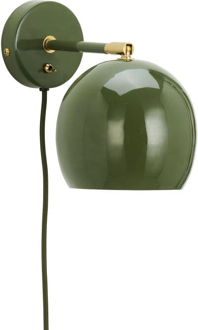 Madam Stoltz Vägglampa Grön