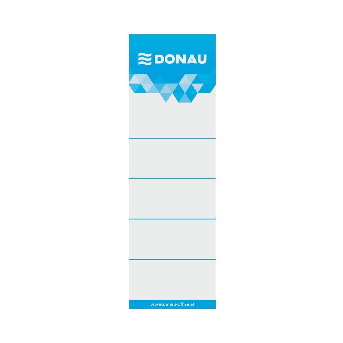Donau Ordnerrückenschild für 7,5 cm Ordner 20er Set