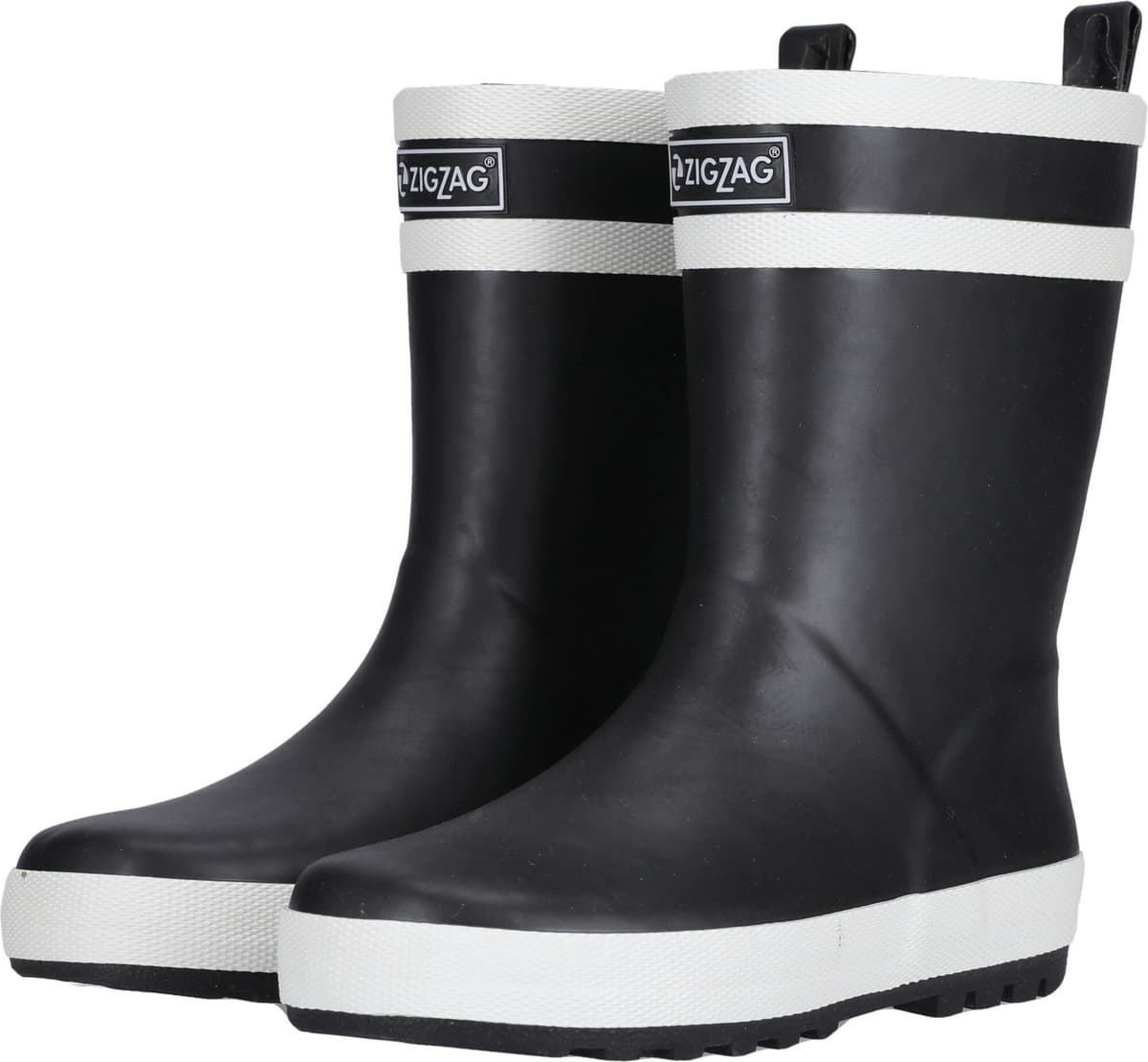Gummistiefel ZIGZAG "Hurricane", Jungen, Gr. 31, schwarz, Synthetik, Schuhe Gummistiefel, wasserdicht schwarz 31