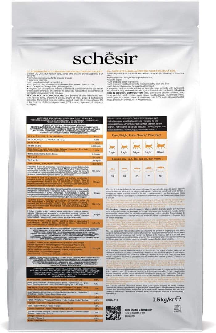 Schesir Adult Chicken 1,5 kg